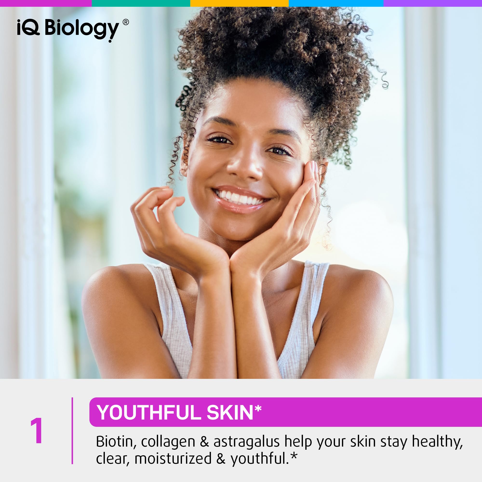 IQ BIOLOGY aplicación sublingual ilustrando forma de uso sencilla