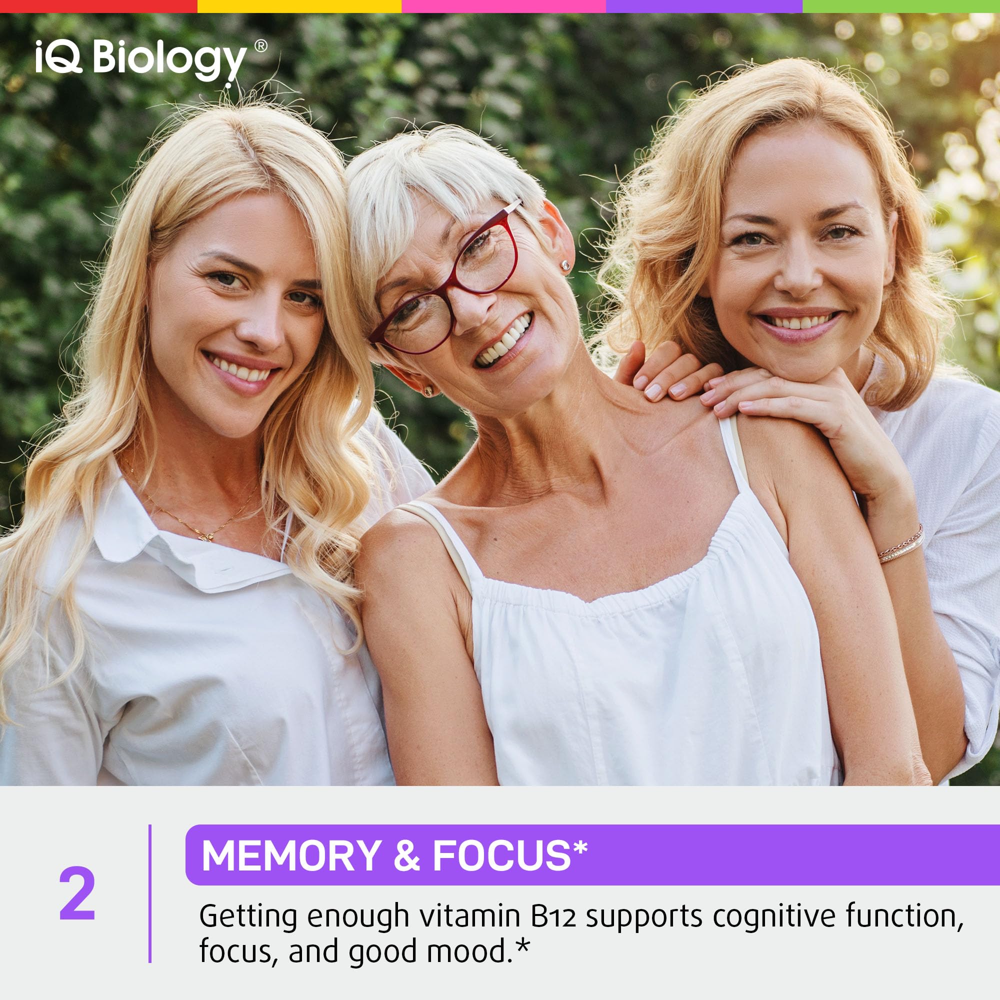 IQ BIOLOGY frasco junto a una regla para comparar tamaño y portabilidad