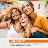 IQ BIOLOGY etiqueta nutricional legible, información clara de ingredientes
