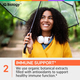 IQ BIOLOGY hojas de gordolobo orgánicas, ingrediente clave para limpieza respiratoria