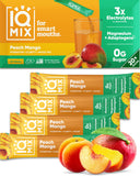 IQBAR empaque frontal IQMIX Durazno Mango muestra práctico formato