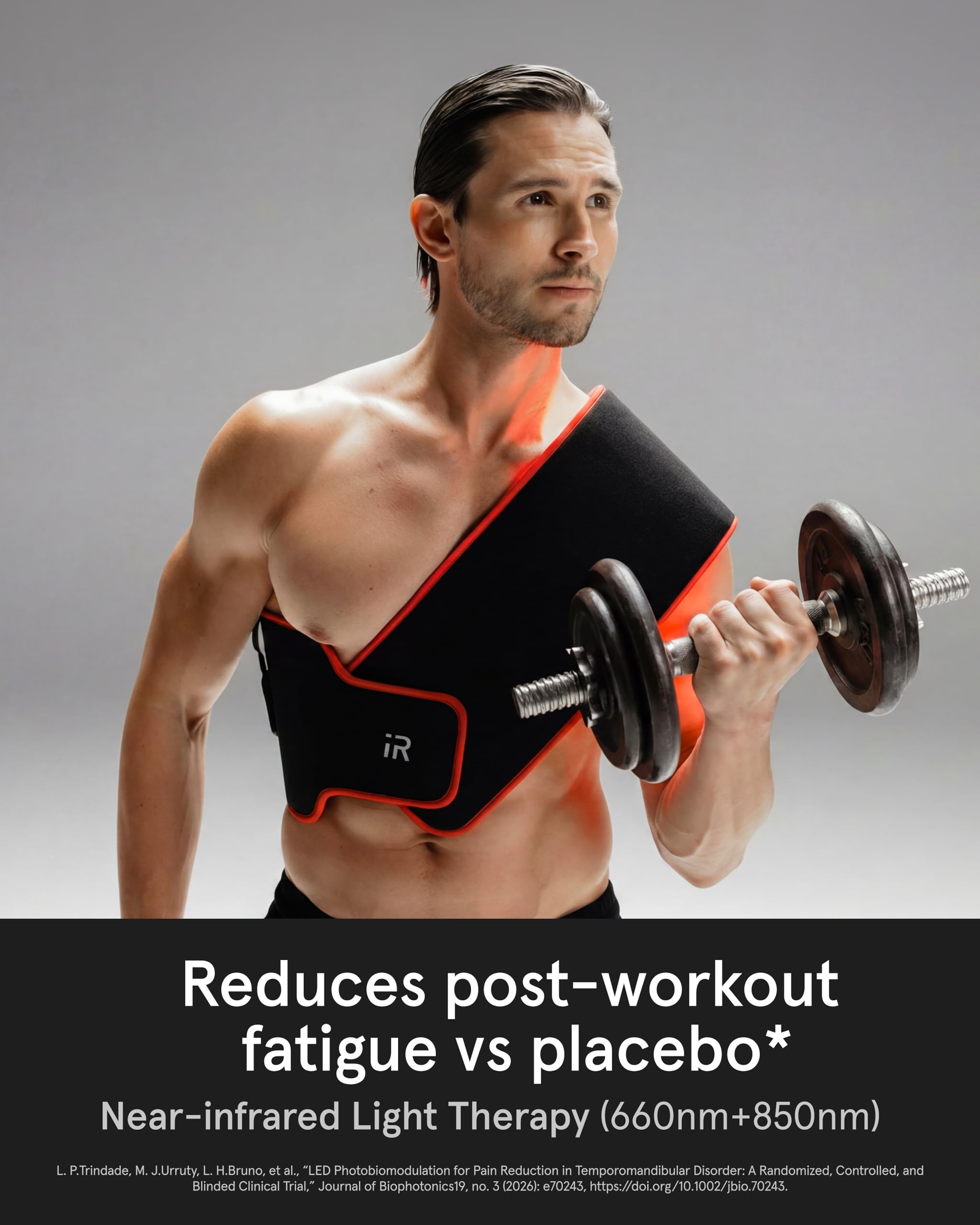 iRestore textura flexible y resistente al sudor para comodidad prolongada