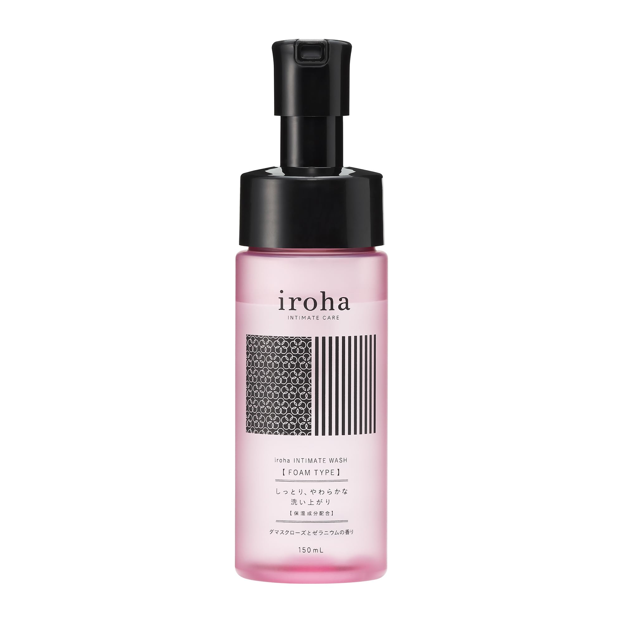 iroha envase frontal de espuma íntima mostra suavidad y lujo