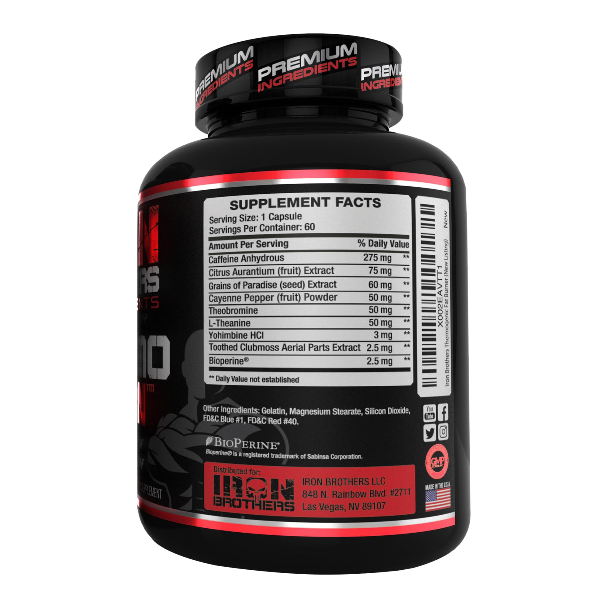 Iron Brothers Thermo Burn cápsula abierta para ver contenido y calidad