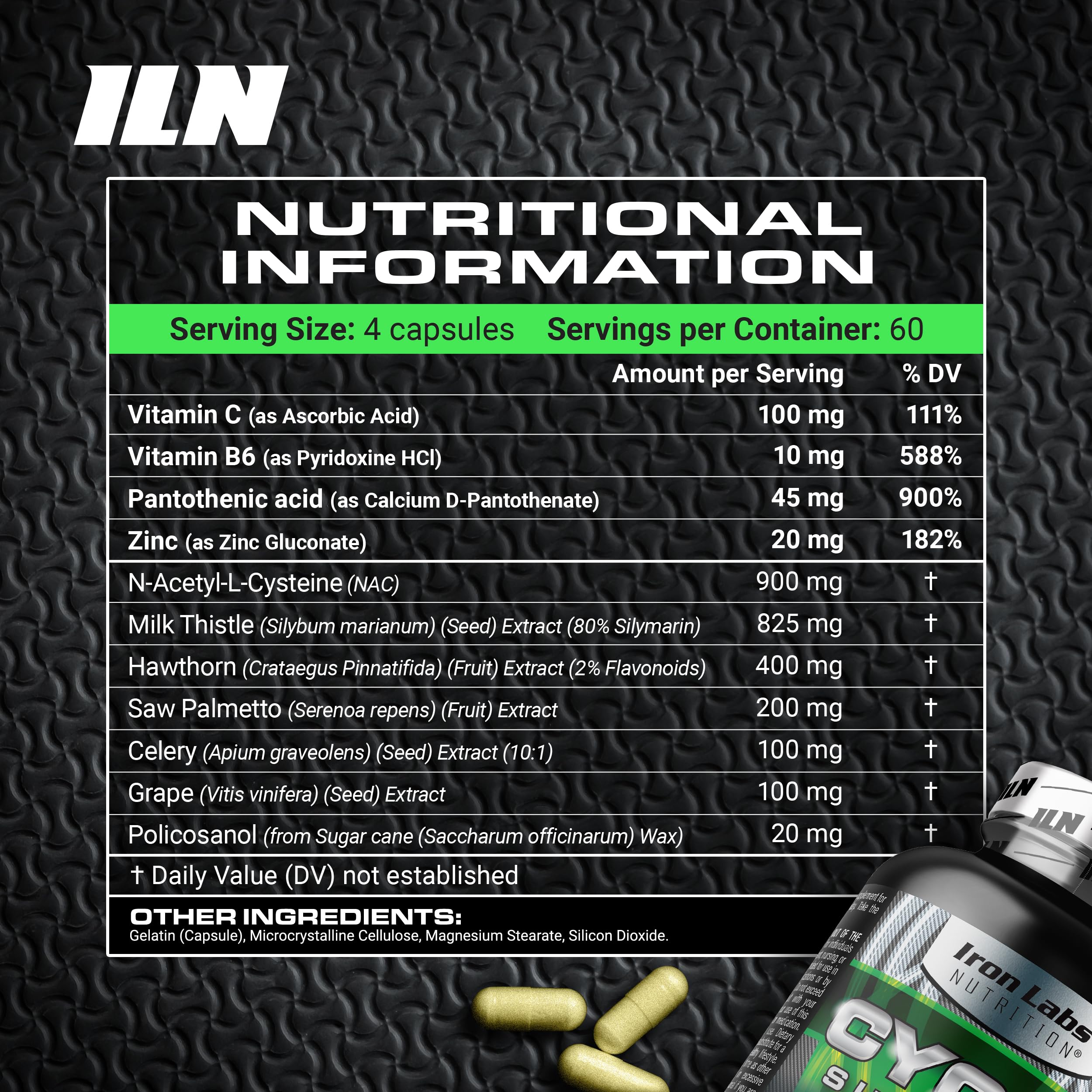Persona tomando cápsula de Iron Labs Nutrition demostrando uso fácil y conveniencia diaria