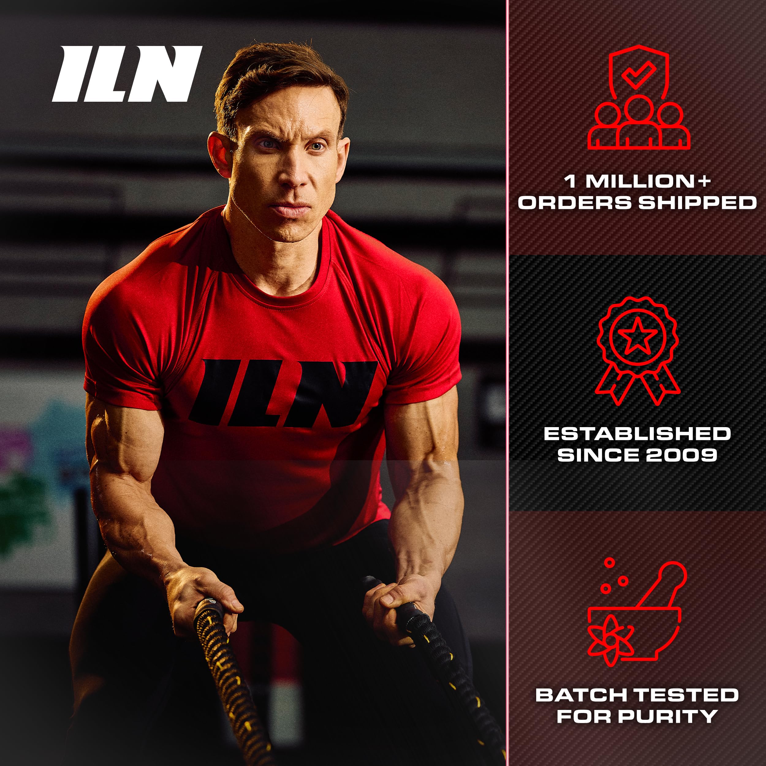 Iron Labs Nutrition etiqueta nutricional enfocada muestra transparencia y trazabilidad