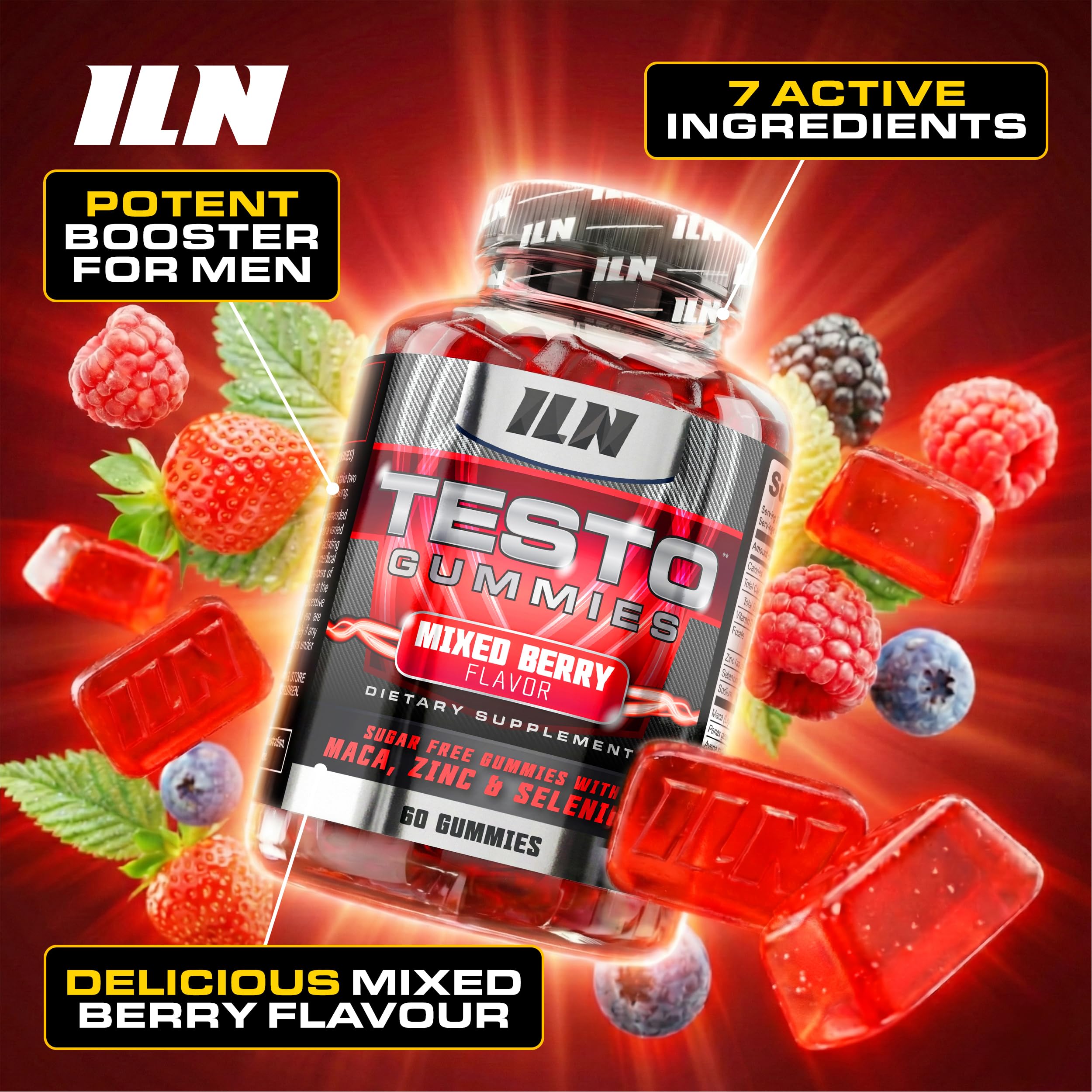 Iron Labs Nutrition gomita en mano ilustra tamaño y facilidad de consumo diario