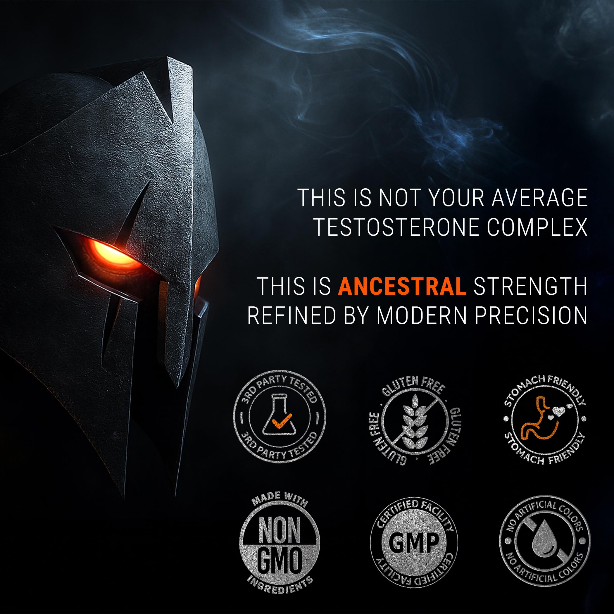 IRONCLAD NUTRITION cápsulas en primer plano, textura y calidad visibles