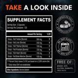 IRONCLAD NUTRITION comparación de tamaño del frasco para 4 meses conveniencia