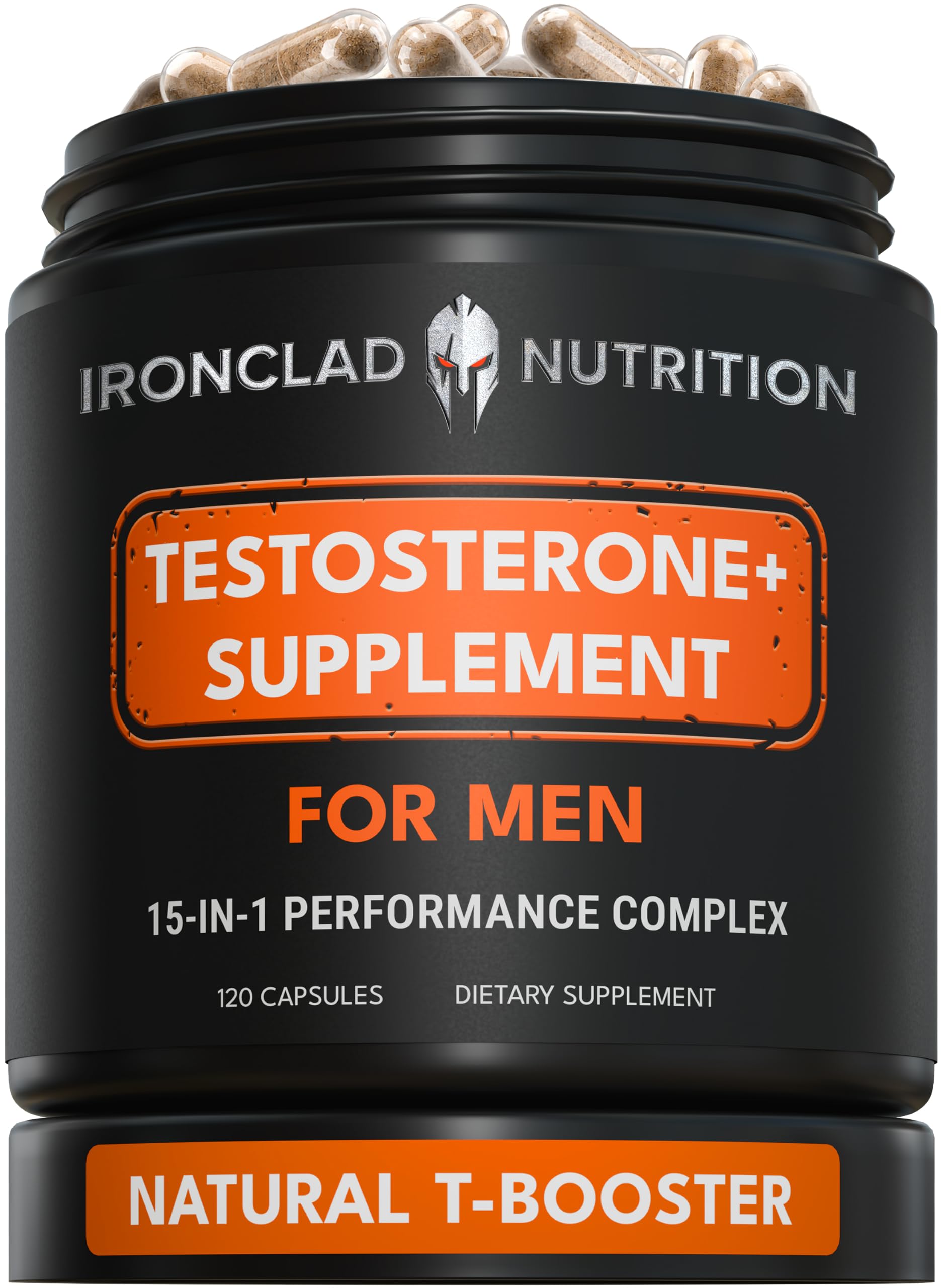 IRONCLAD NUTRITION envase frontal mostrando diseño y beneficios clave
