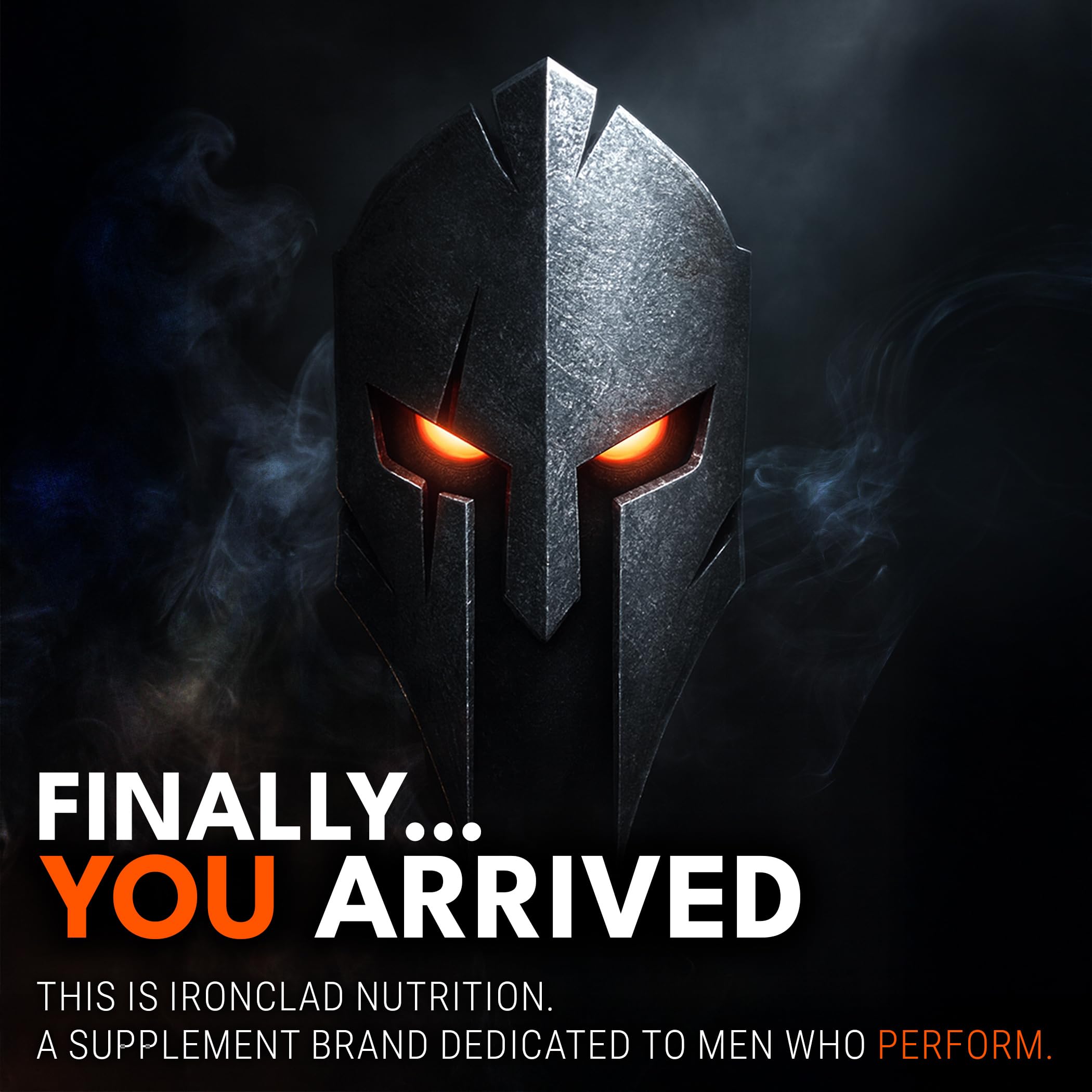 IRONCLAD NUTRITION etiqueta con lista de ingredientes completa y transparente