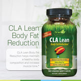 Irwin Naturals etiqueta legible con información de CLA y biodisponibilidad