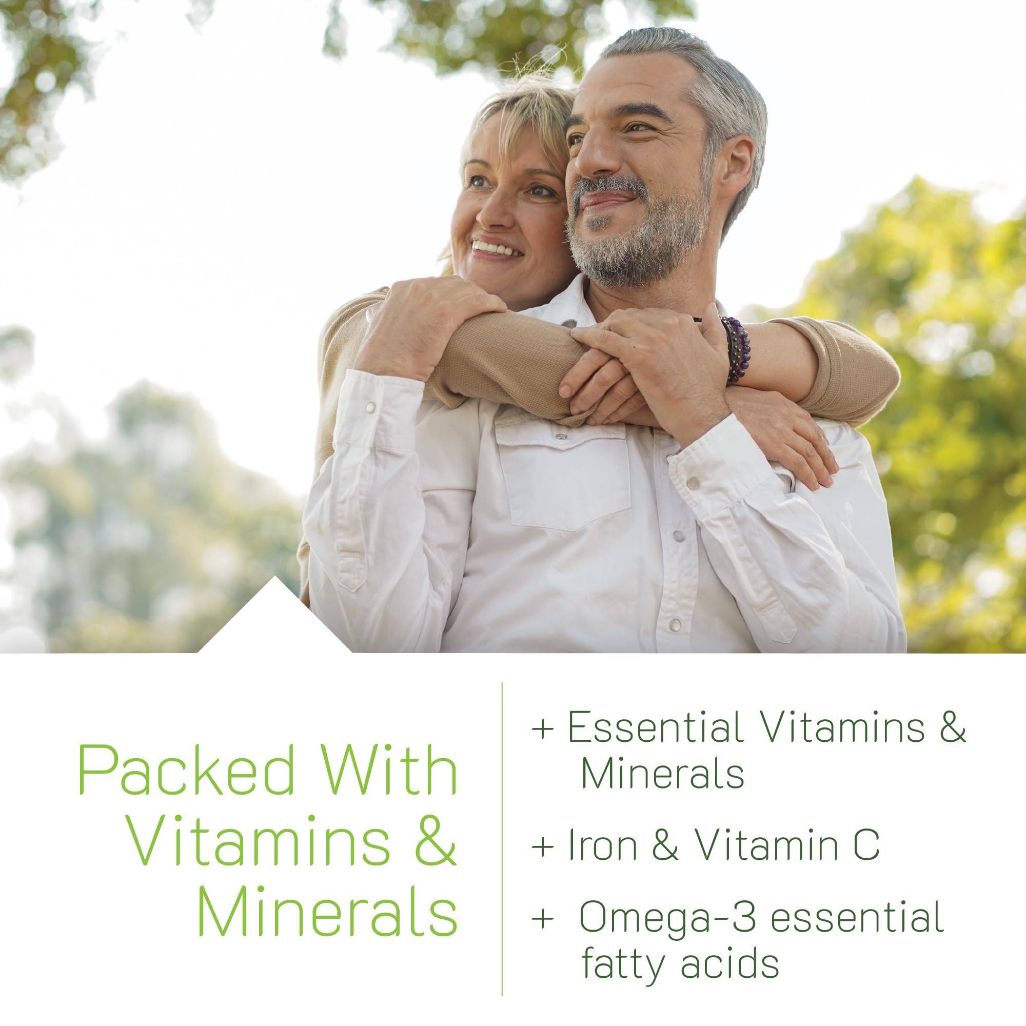 Irwin Naturals cápsula en mano que muestra tamaño y practicidad