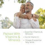 Irwin Naturals cápsula en mano que muestra tamaño y practicidad