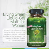 Irwin Naturals etiqueta con lista de ingredientes para transparencia y confianza