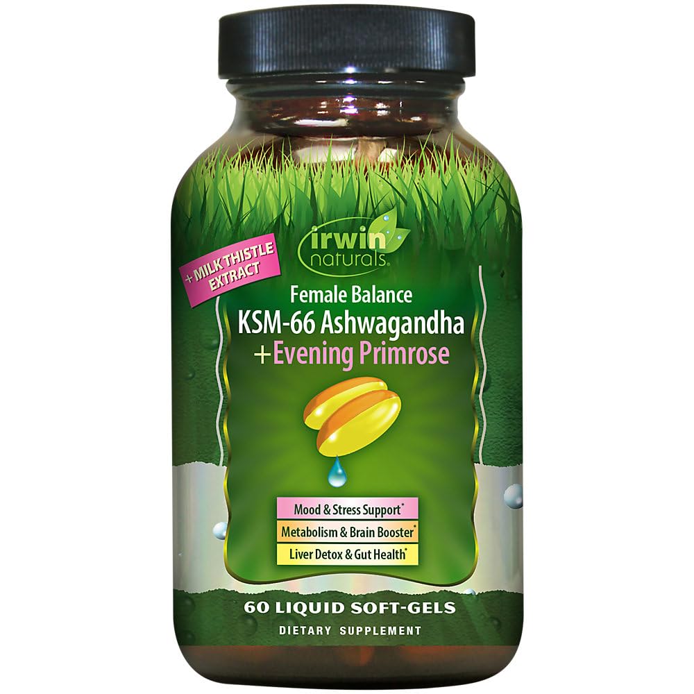 Irwin Naturals frente del envase mostrando beneficios y diseño, fácil identificación