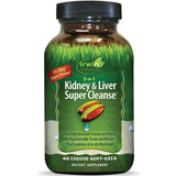 Irwin Naturals frente del empaque mostrando apoyo hepático y renal