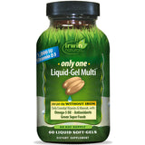 Irwin Naturals frente del empaque mostrando formato de 60 cápsulas y conveniencia