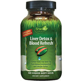 Irwin Naturals frente del envase mostrando presentación y beneficio detox