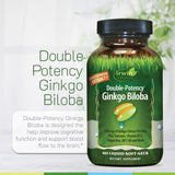 Irwin Naturals ingredientes clave mostrados para soporte cerebral