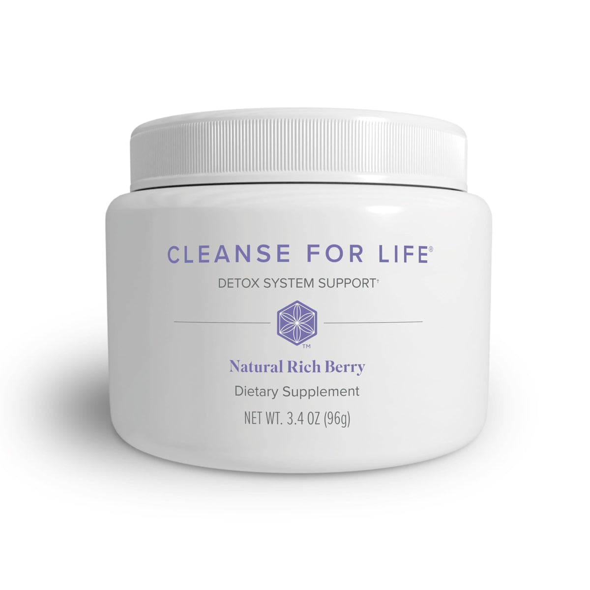 Isagenix envase frontal Cleanse for Life mostrando presentación y beneficios