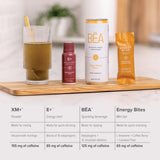 Isagenix E+ ingredientes botánicos (rhodiola, schisandra, eleuthero) en primer plano