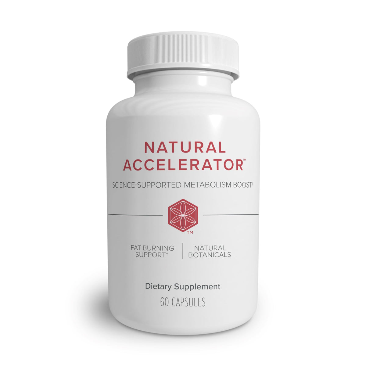 Isagenix envase frente mostrando diseño y dosis para apoyo metabólico