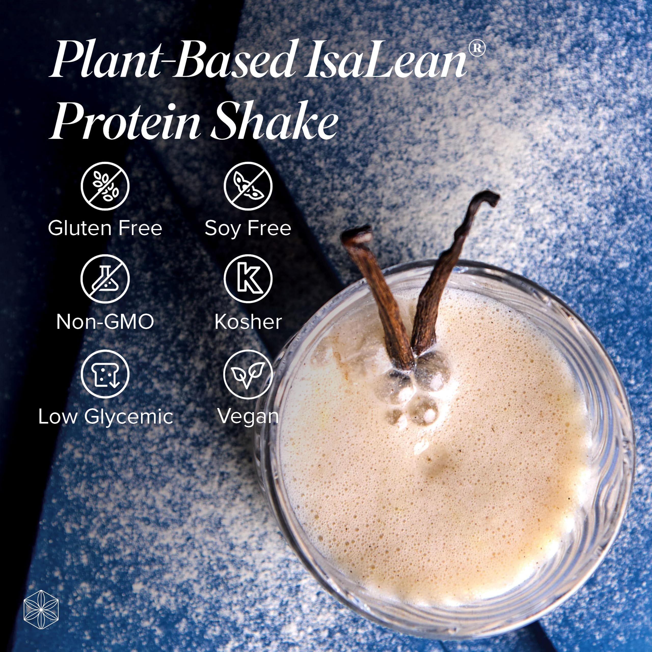 Isagenix escena de desayuno rápido con batido para conveniencia diaria