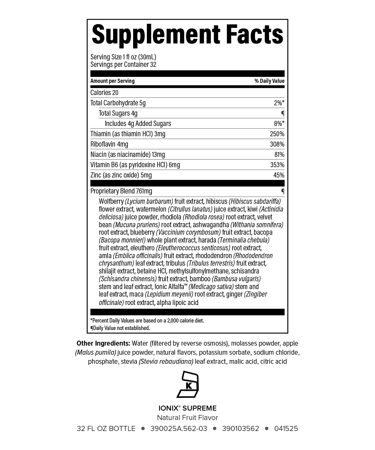 Detalle de textura líquida de Isagenix Ionix Supreme, fácil de mezclar y beber.
