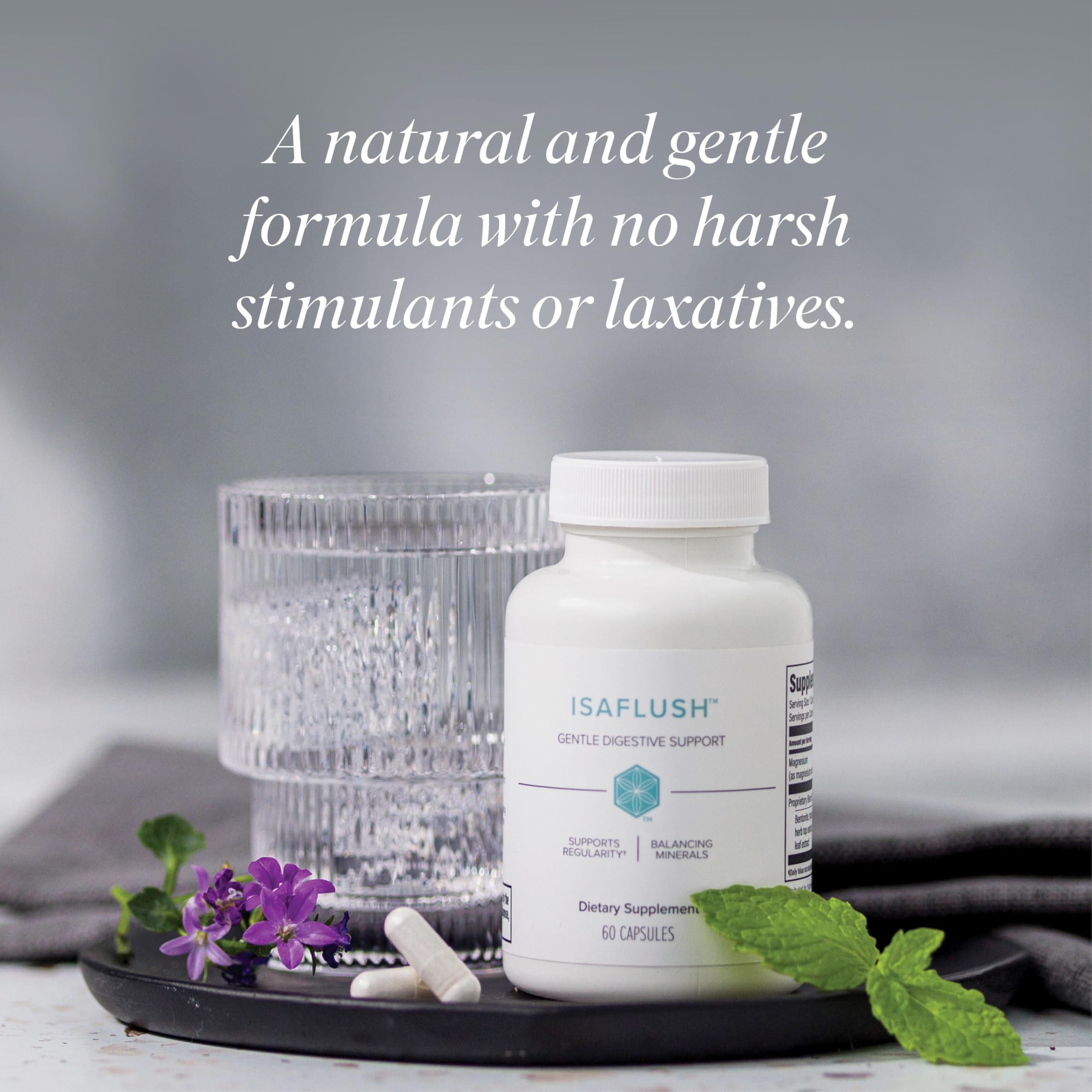 Isagenix IsaFlush detalle de cápsula mostrando textura y calidad