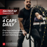 iSatori atleta tomando suplemento ISA-Test GF favorece recuperación y fuerza