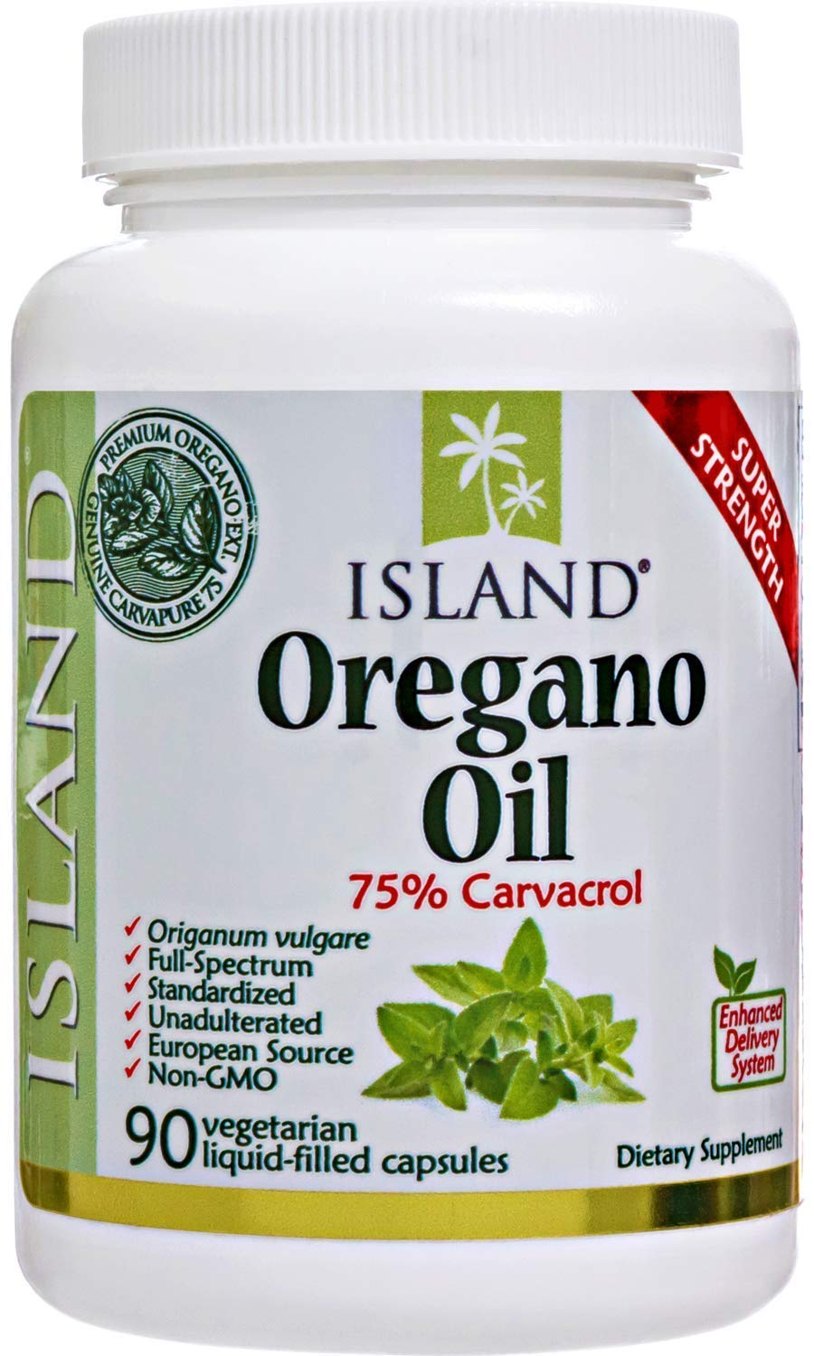 Island Nutrition detalle de cápsula abierta con líquido y consistencia