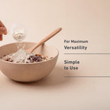 Isopure bolsa de 1 lb con indicación de 16 porciones para plan semanal