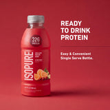 Isopure etiqueta y tabla nutricional destacando 32 g de proteína