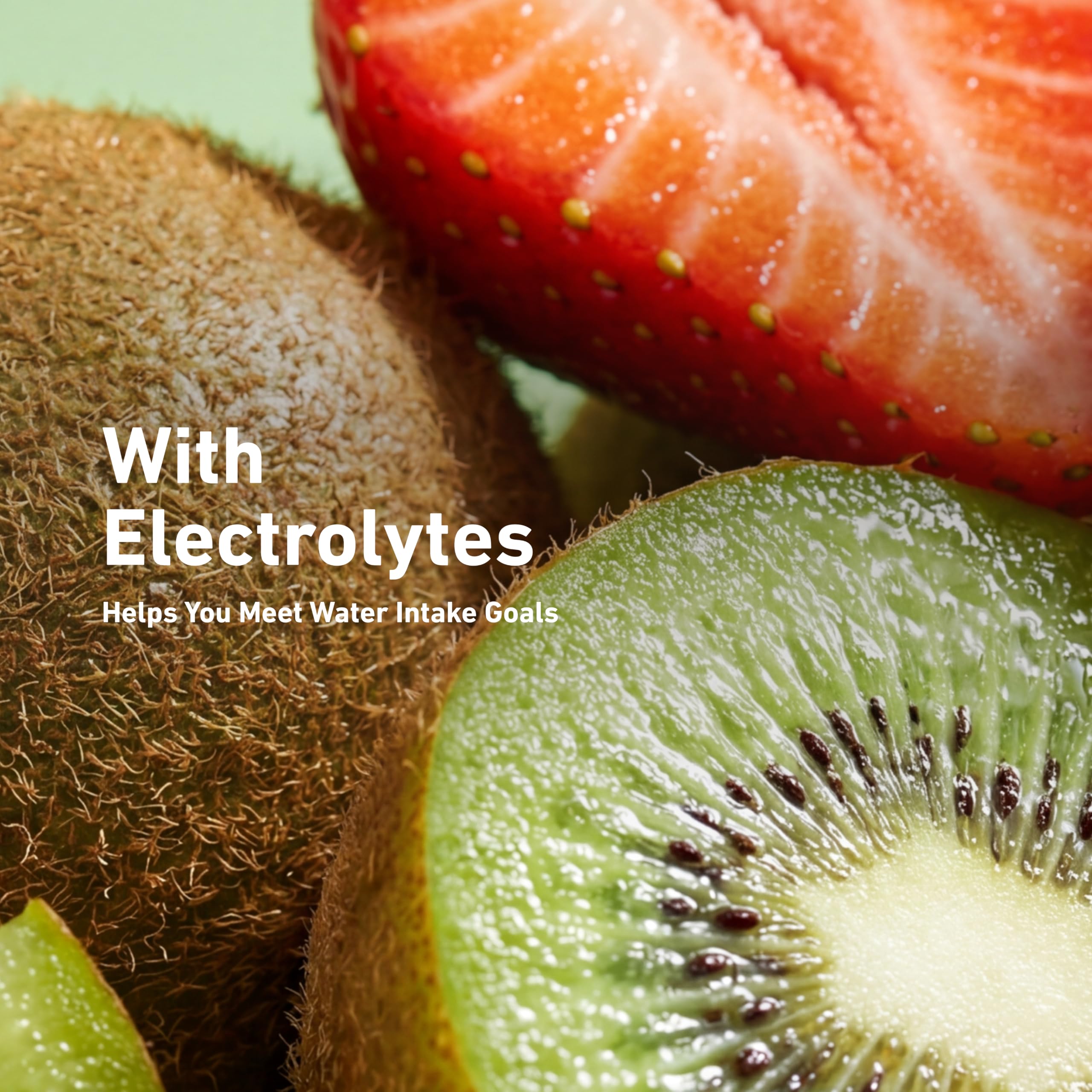 Isopure enfoque en fresa y kiwi como inspiración de sabor y frescor