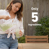 Isopure etiqueta de ingredientes limpiamente mostrada y legible