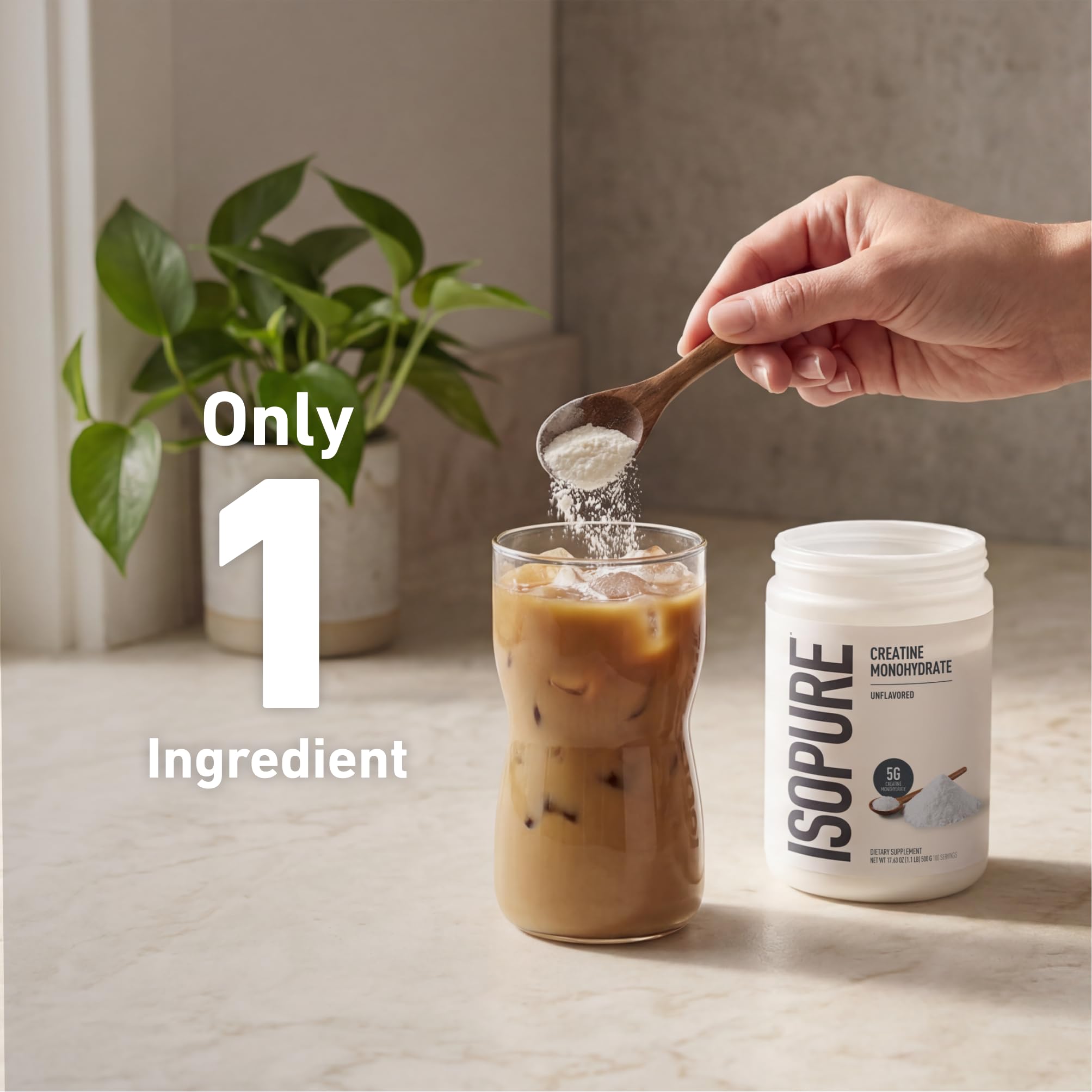 Isopure mezclado en shaker, disolución rápida y consumo práctico