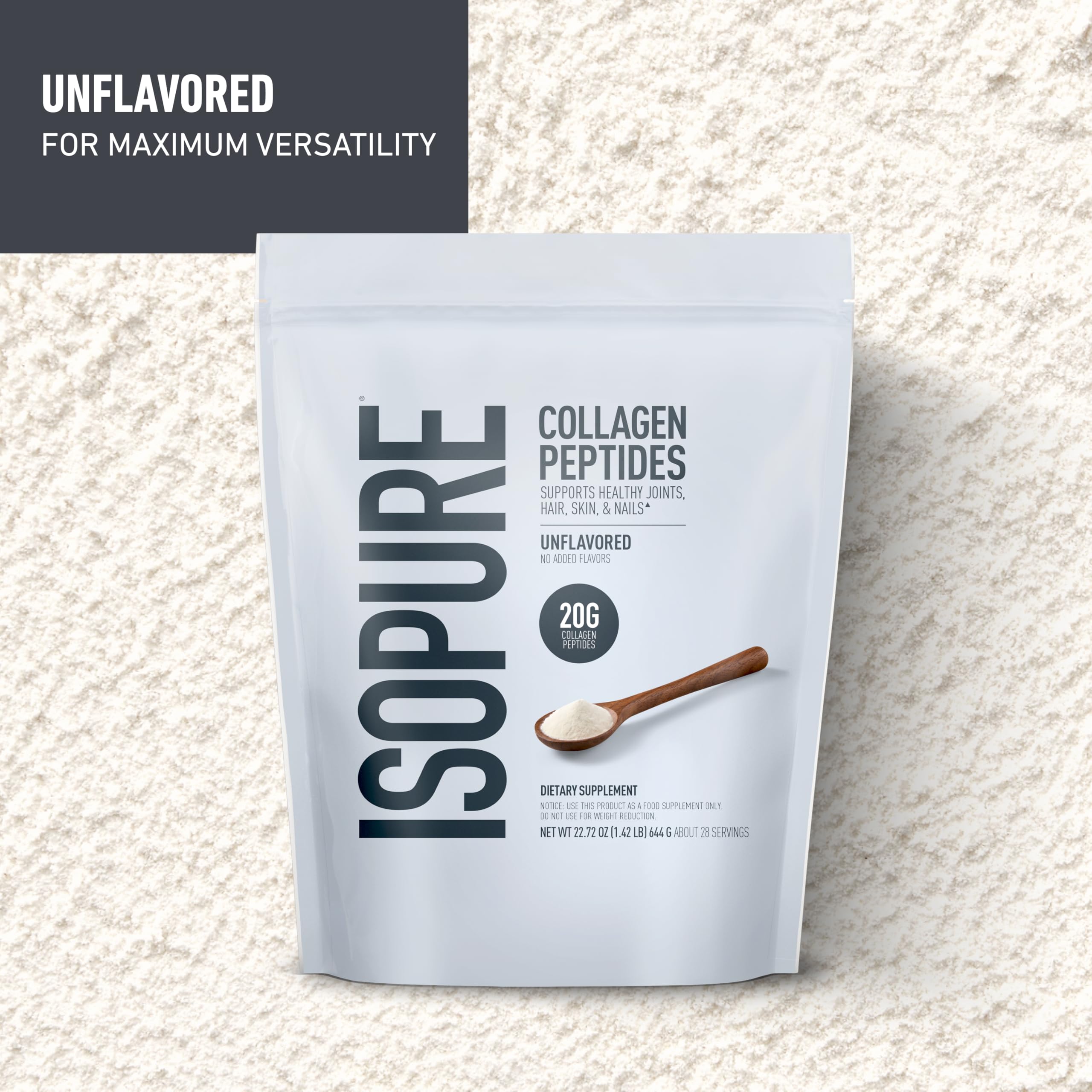 Isopure polvo disuelto en café manteniendo sabor sin alterar