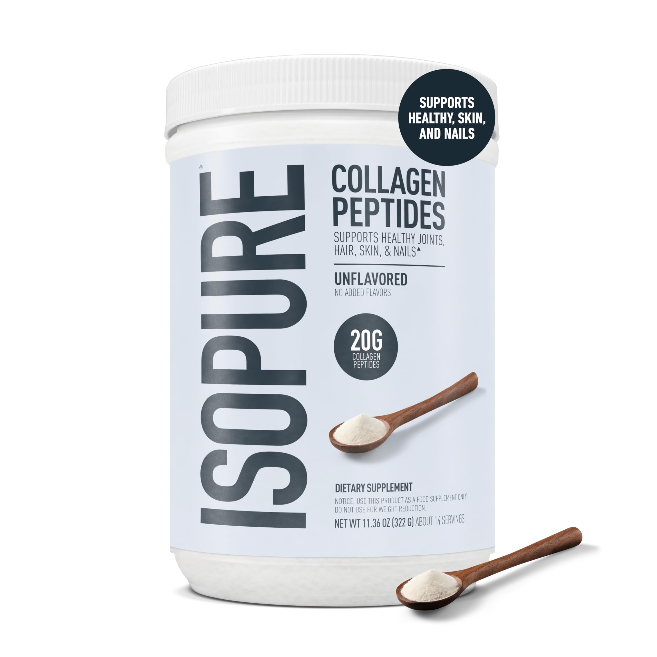 Isopure polvo vista cercana que muestra textura fina y fácil disolución