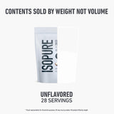 Isopure porción en cuchara para control de dosis y facilidad de uso