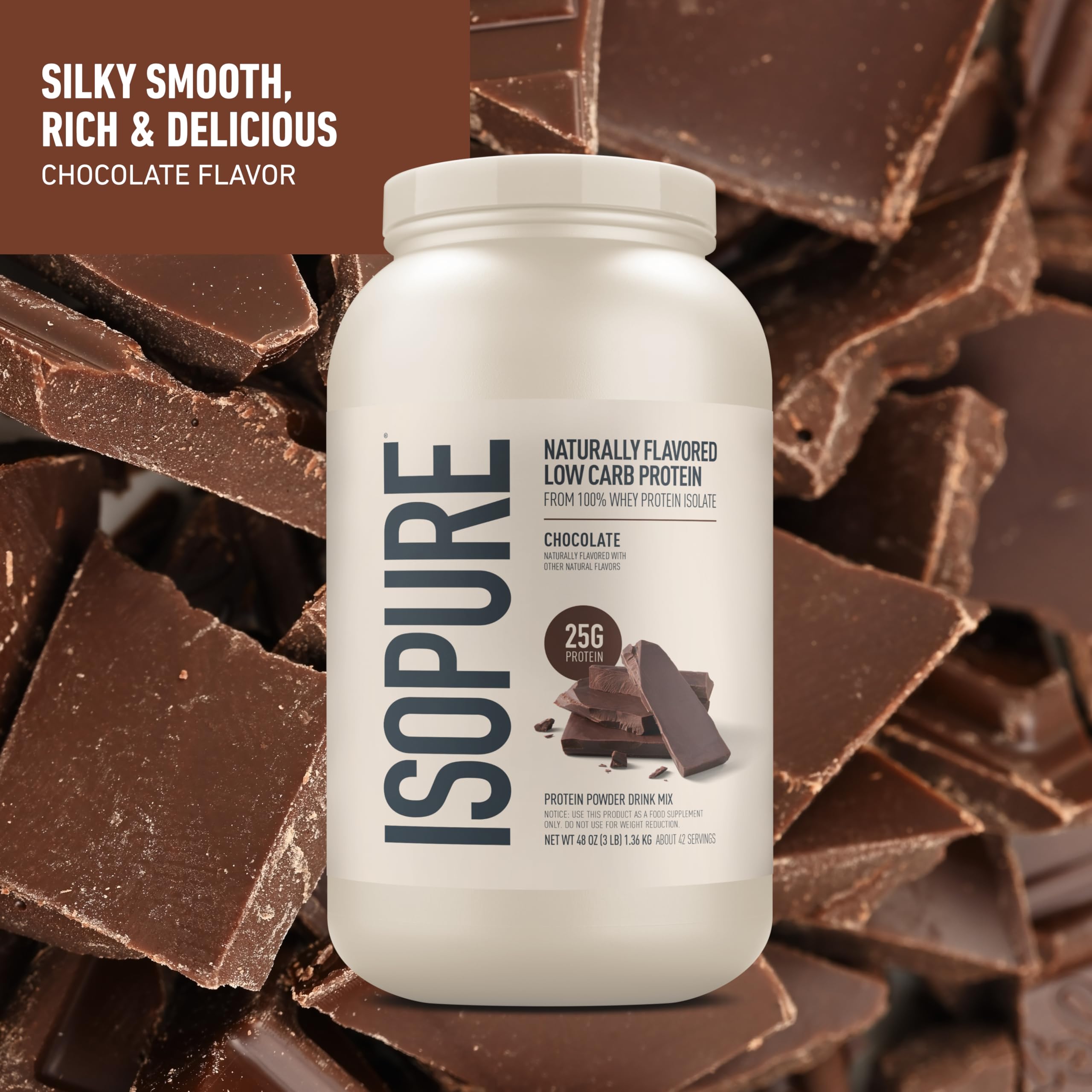 Isopure batido servido en vaso listo para consumo tras entrenamiento