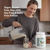 Isopure uso en batido de frutas para un desayuno rico en proteína vegetal