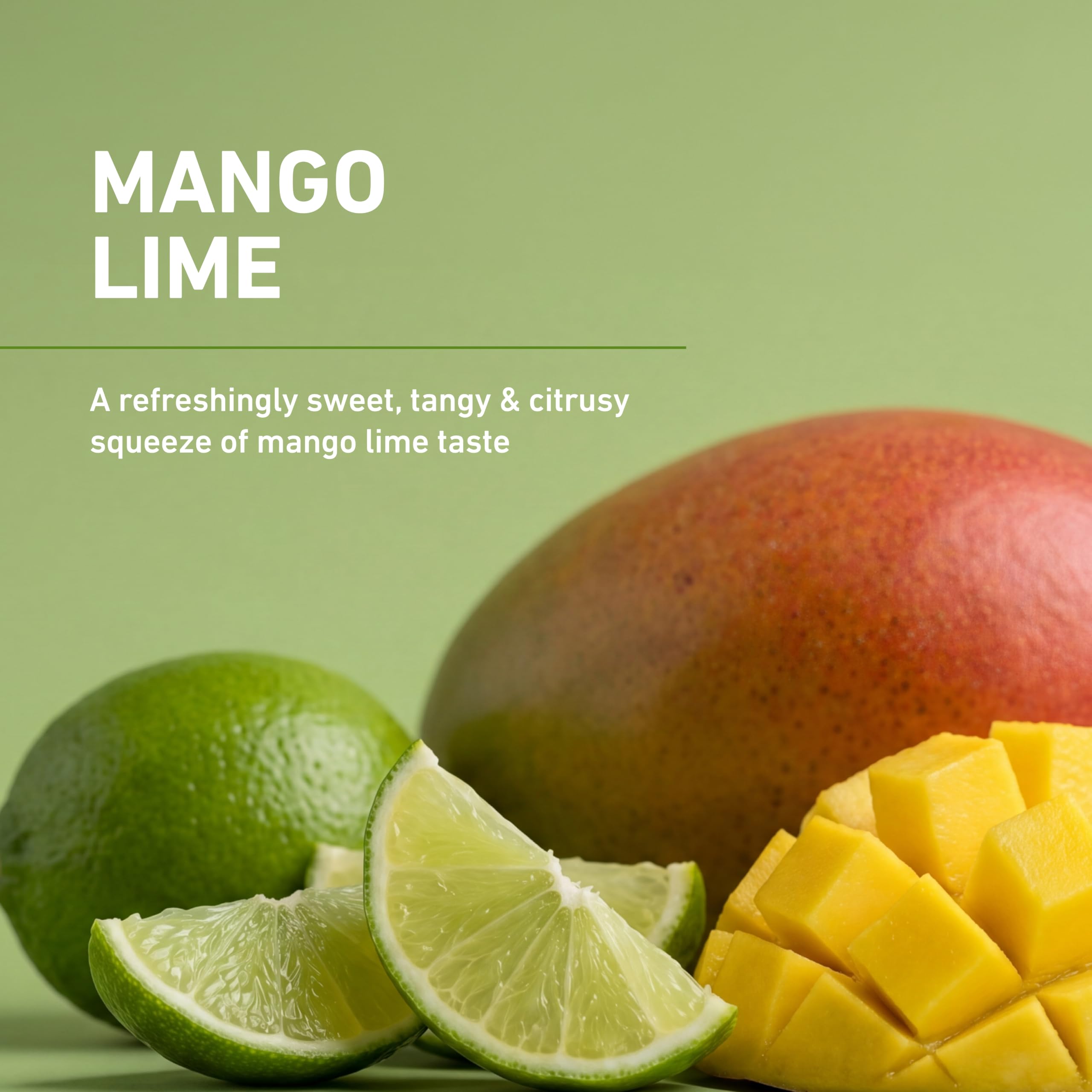 Isopure vaso con bebida mango lime refrescante listo para beber