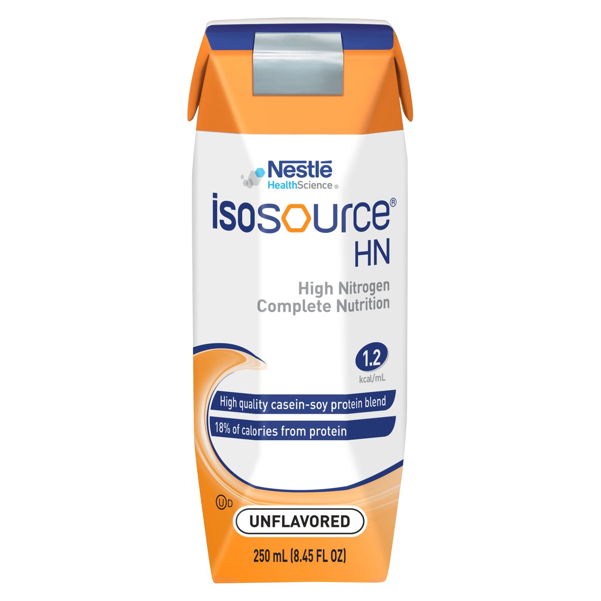 Isosource Hn frontal del envase mostrando información y fácil identificación del producto