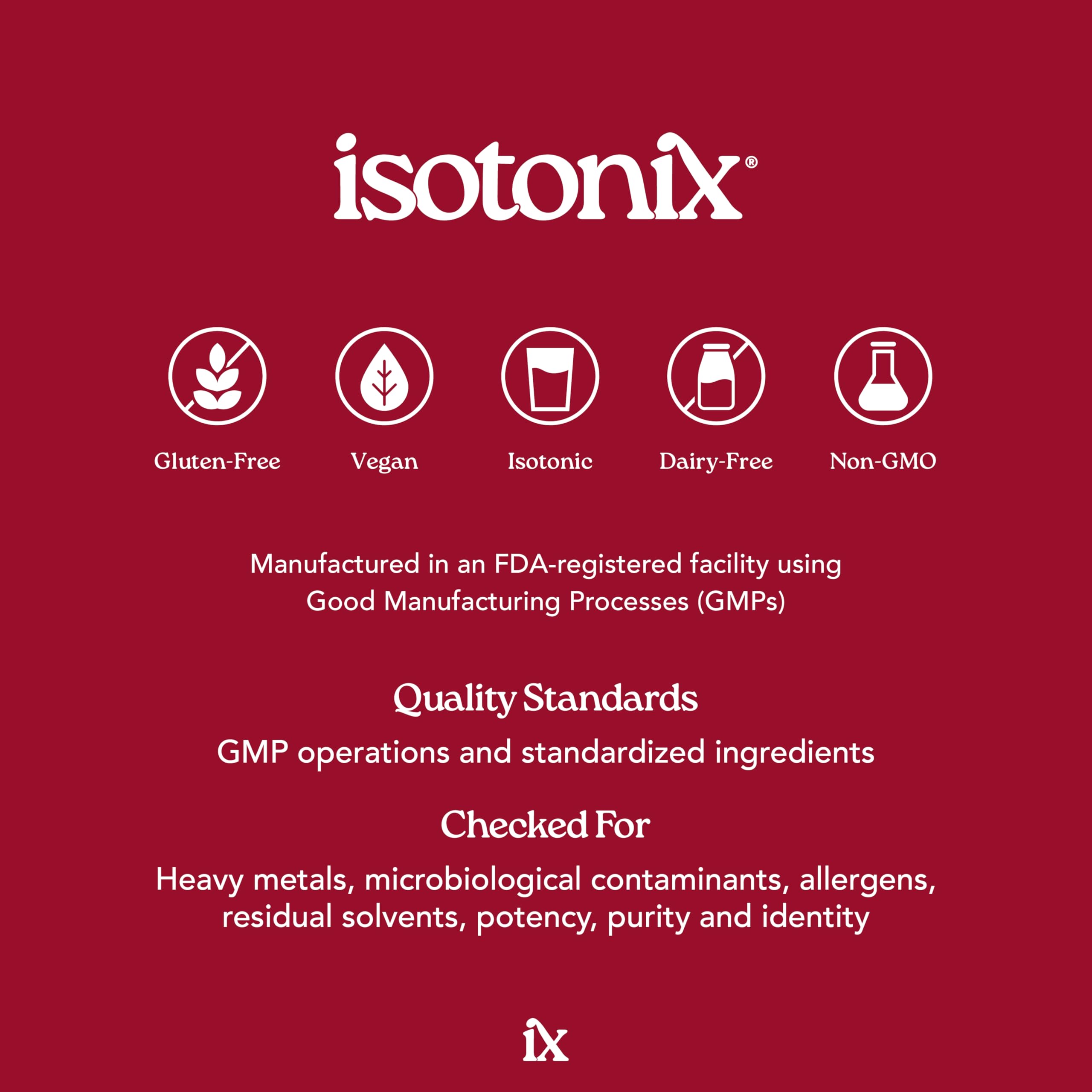 Mano sosteniendo frasco Isotonix para comparar tamaño, beneficio dosificación clara