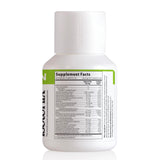 Isotonix comparación de tamaño con mano, muestra fácil almacenamiento