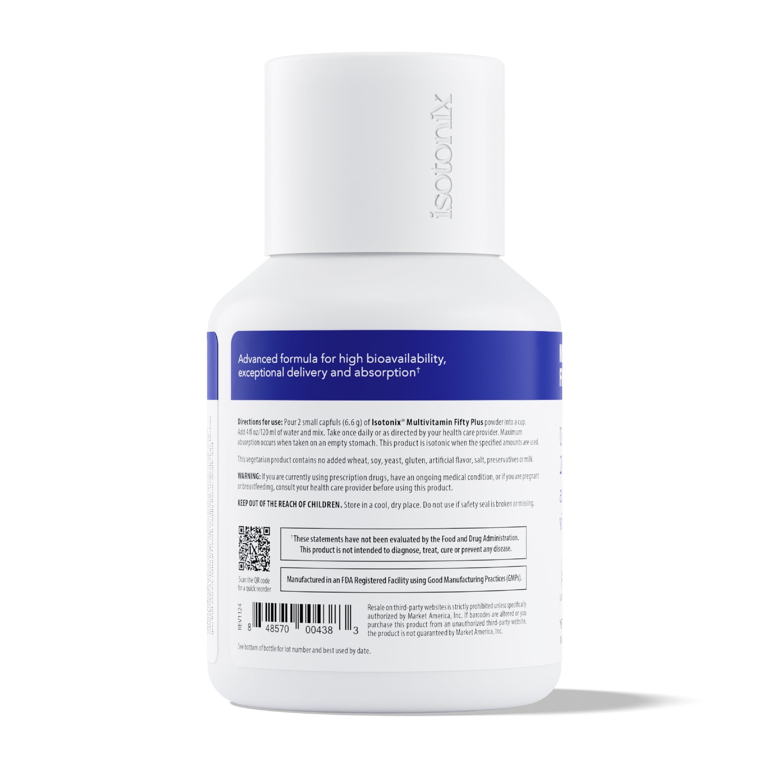 Isotonix comparación pastilla frente a líquido destacando ventaja de absorción
