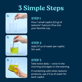 Isotonix etiqueta nutricional visible, información clara de ingredientes