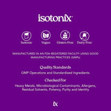 Isotonix ingredientes secos agrupados: semilla de uva, pino, bilberry
