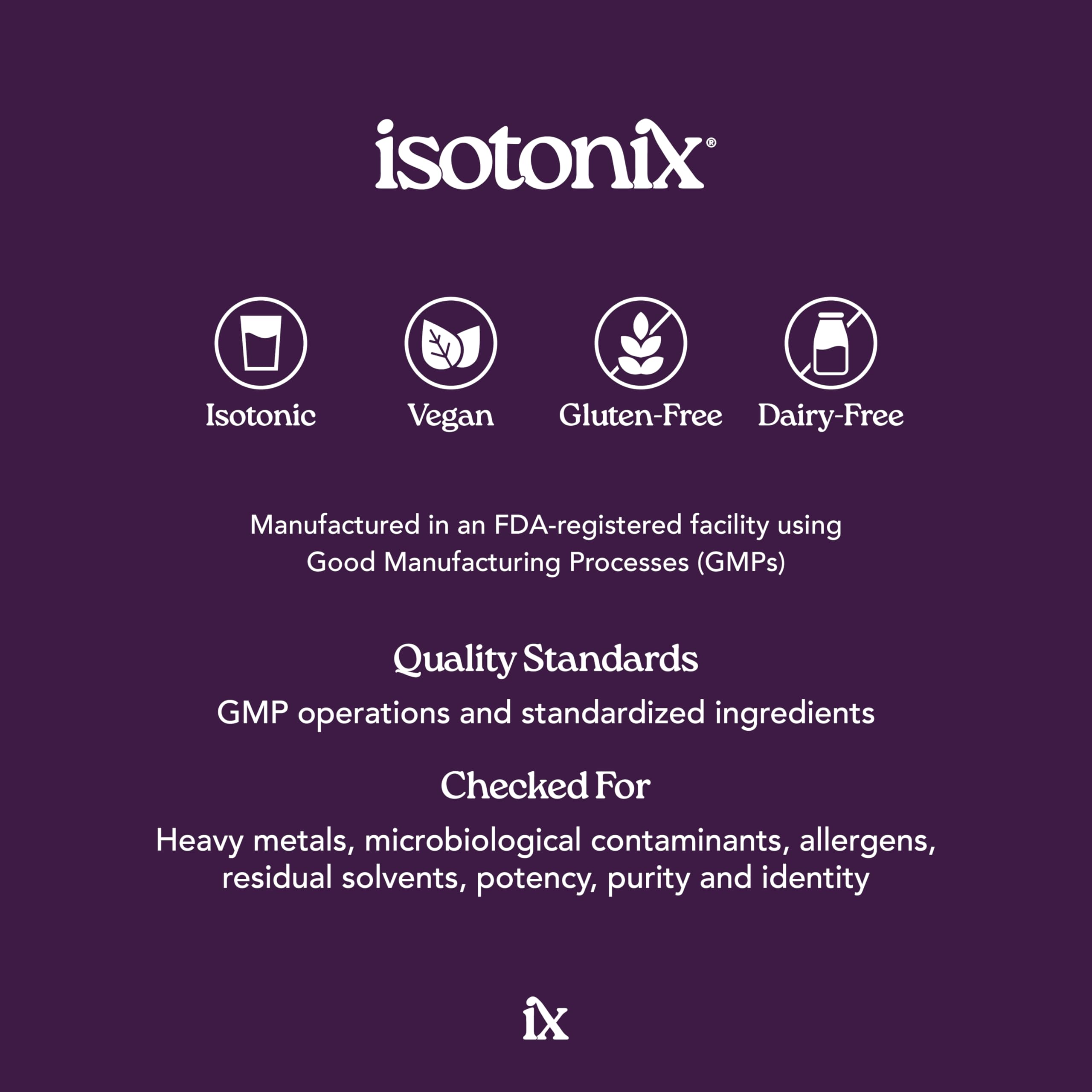 Comparación de tamaño: sobre Isotonix en mano para visualizar portabilidad